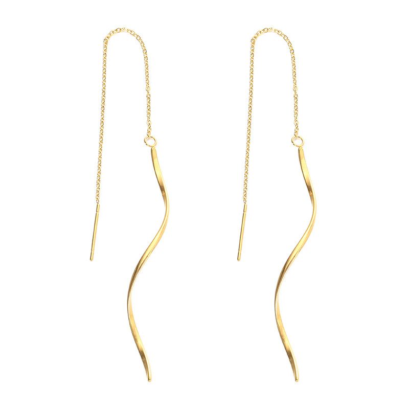 Anting Titanium Rumbai Korean Look Gold