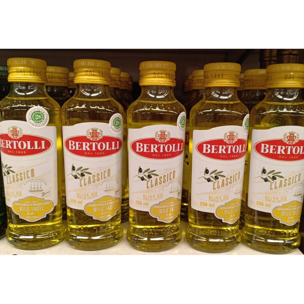 

BERTOLLI CLASSICO OLIVE OIL BOTOL 250 ML