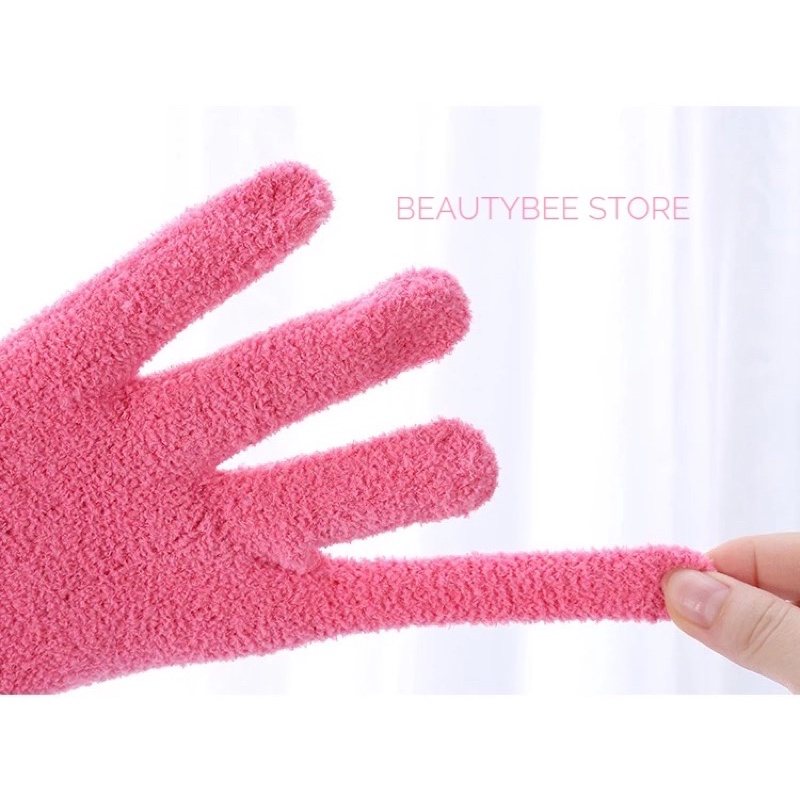 SOFT BATH GLOVES / SARUNG TANGAN HANDUK PENGERING RAMBUT/ TUBUH LINE SILUBI