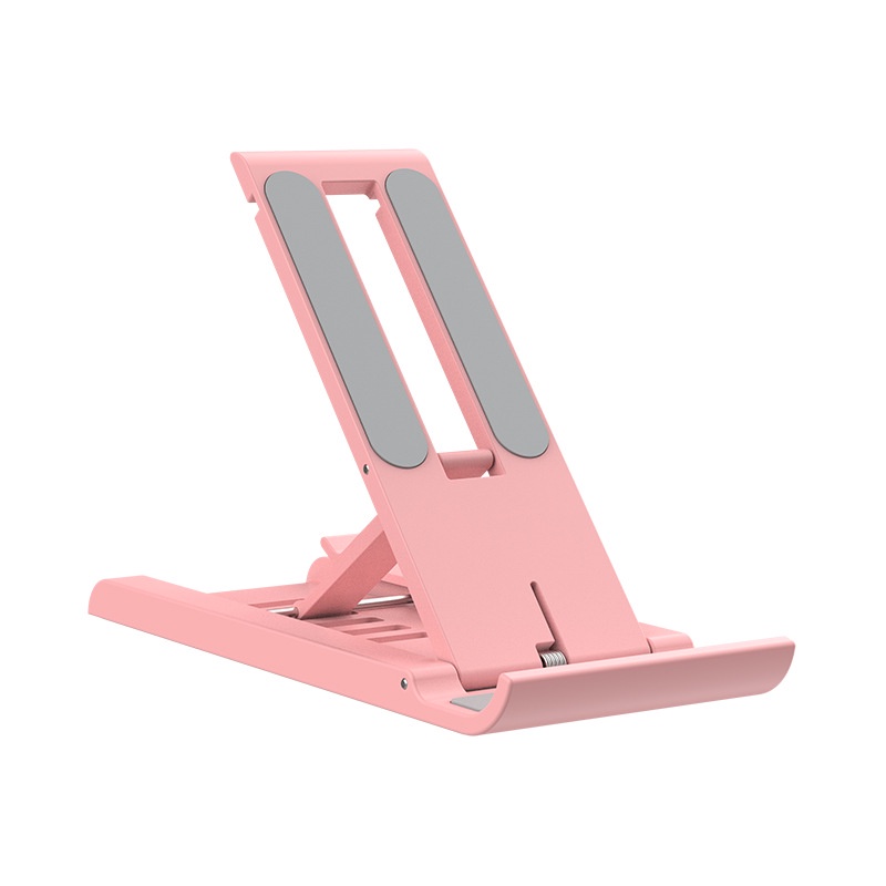 Bracket Penyimpanan Ponsel / tablet universal Portabel Model Lipat Dapat Disesuaikan Warna macaron