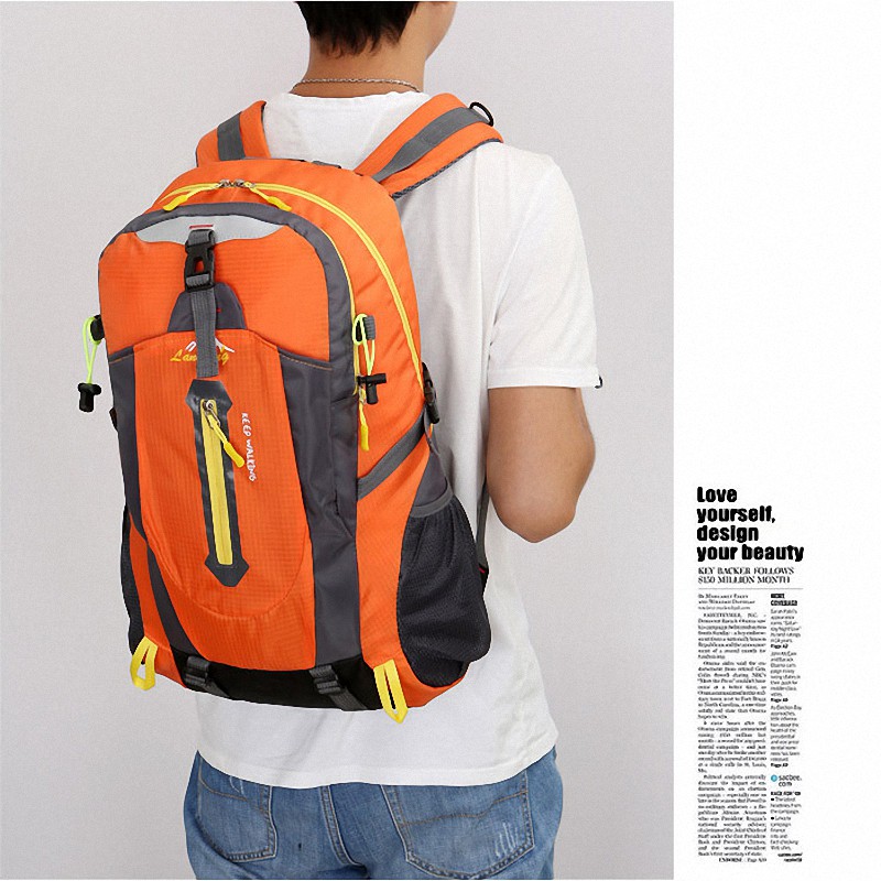 Mainland 40L Tas Ransel Pria untuk Camping/ Travel / Climbing/ Hiking Backpack Unisex Anti Air TR110