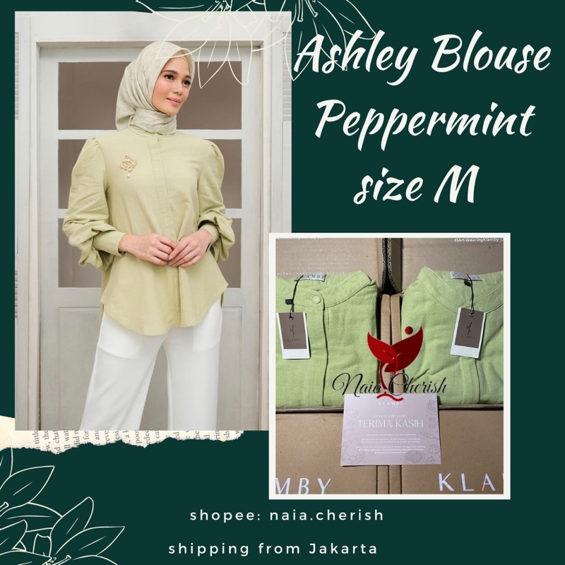 (READY) Ashley Blouse by Wearing Klamby