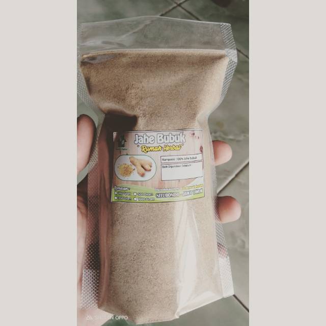 

Jahe Bubuk/serbuk Jahe kemasan 100 gram