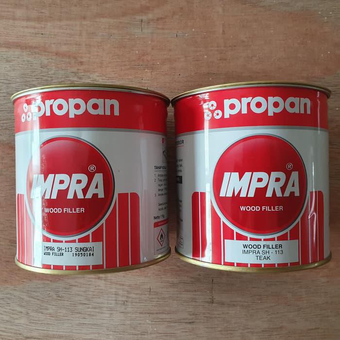 Dempul Kayu Impra Wood Filler Impra SH 113 SUNGKAI atau TEAK (1 KG)