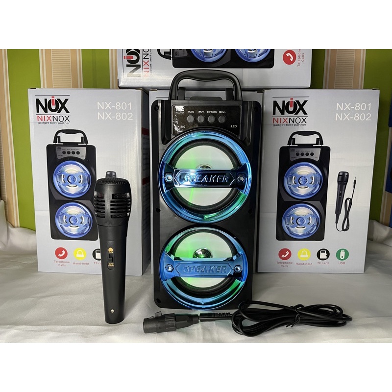 speaker bluetooth portabel karaoke free mic PJ 81/82 speaker aktif termurah-6