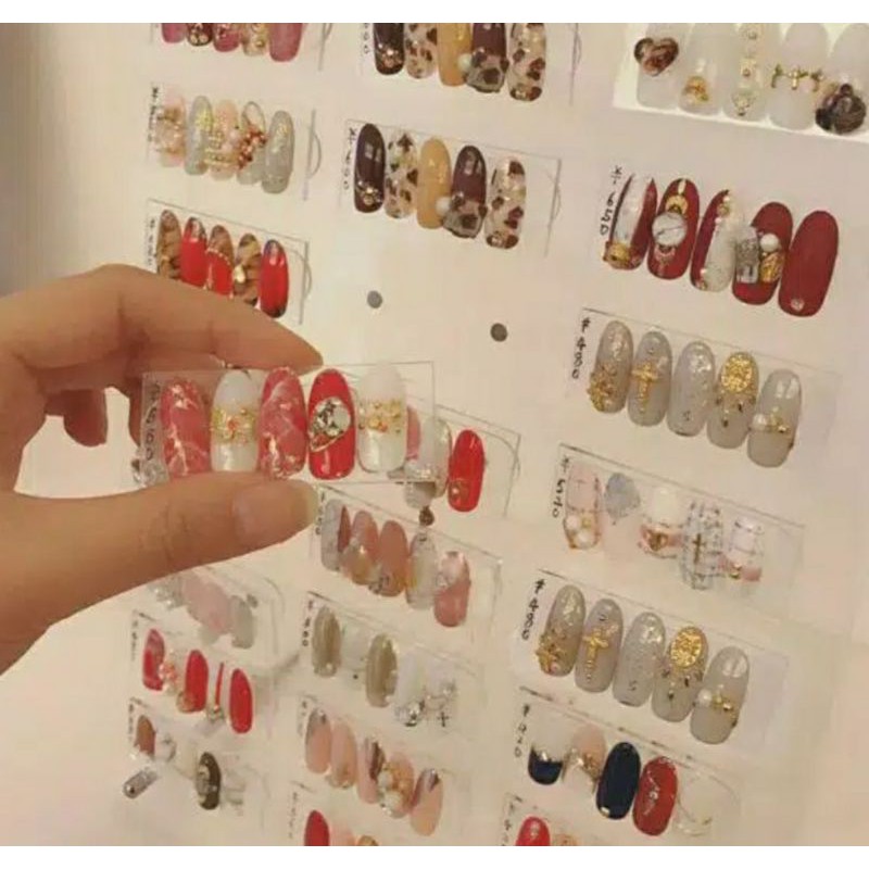 acrylic nail display / akrilik kuku tempel nail art nailart