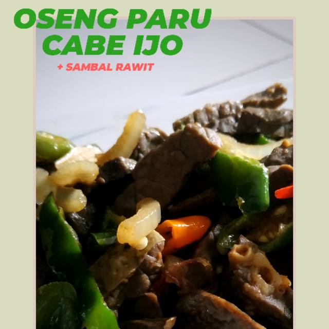 

oseng paru cabe ijo