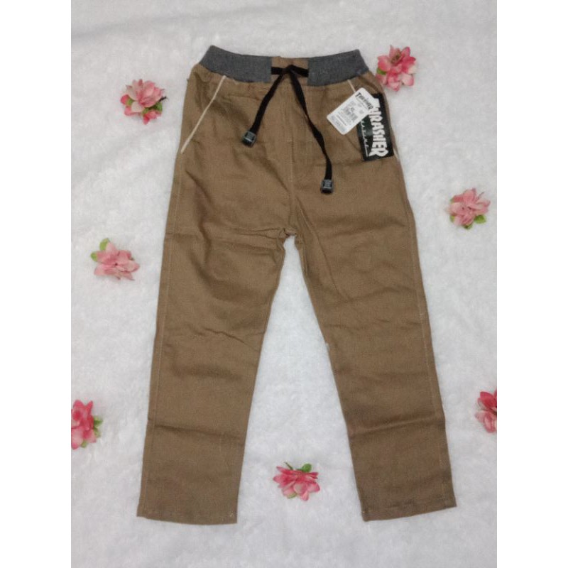 CELANA ANAK CHINO PANJANG BAHAN KATUN TWILL MELAR/NGARET