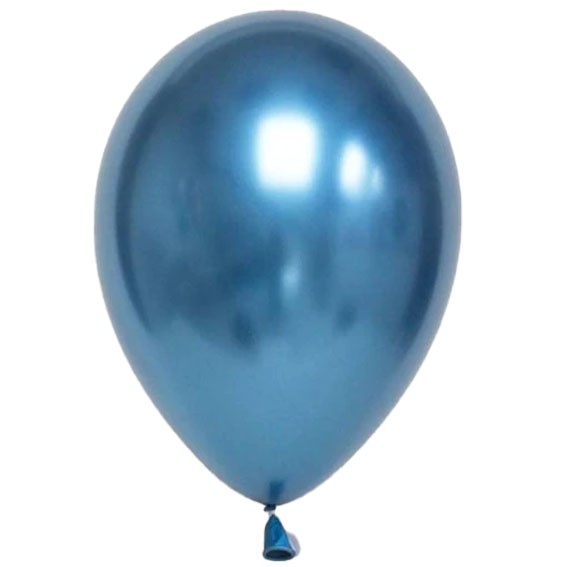 Balon Latex Metallic Chrome uk: 12 inch, Balon Chrome Metalik perpack isi: 10 pcs