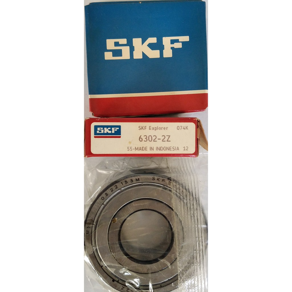 BALL BEARING 6302 2Z SKF / Laher / Pelor 6302 ZZ SKF - Original / Bering