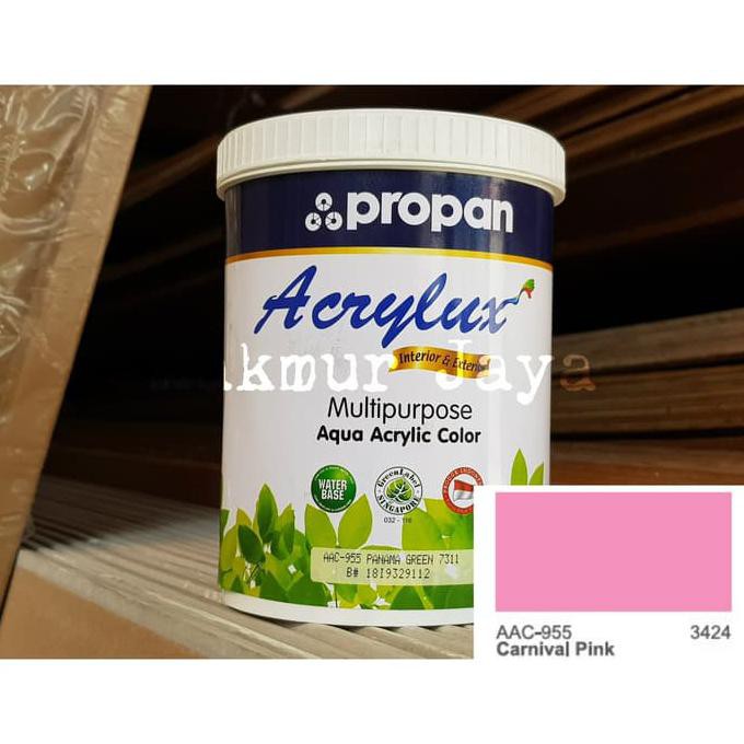 Siap Kirim Acrylux Carnival Pink Propan Cat Duco Besi Kayu Water Based Original