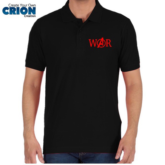 Polo Shirt Avenger - Avenger War Logo - By Crion