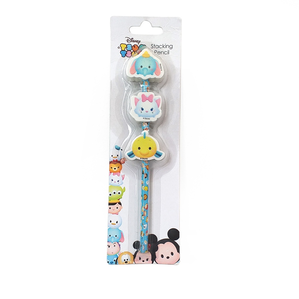 

DISNEY TSUM TSUM Pensil Penghapus Stacking Pencil Rainbow TTRB1903