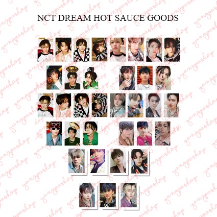 [READY / SET] DREAM HOT SAUCE GOODS NDRE DECO SET KEYRING PHOTOCARD FAN MADE UNOFFICIAL YANGPASHOP J