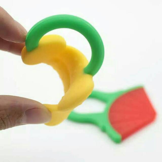 ready jkt baby teether silicone gigitan bayi silikon mainan gigi bayi bentuk buah