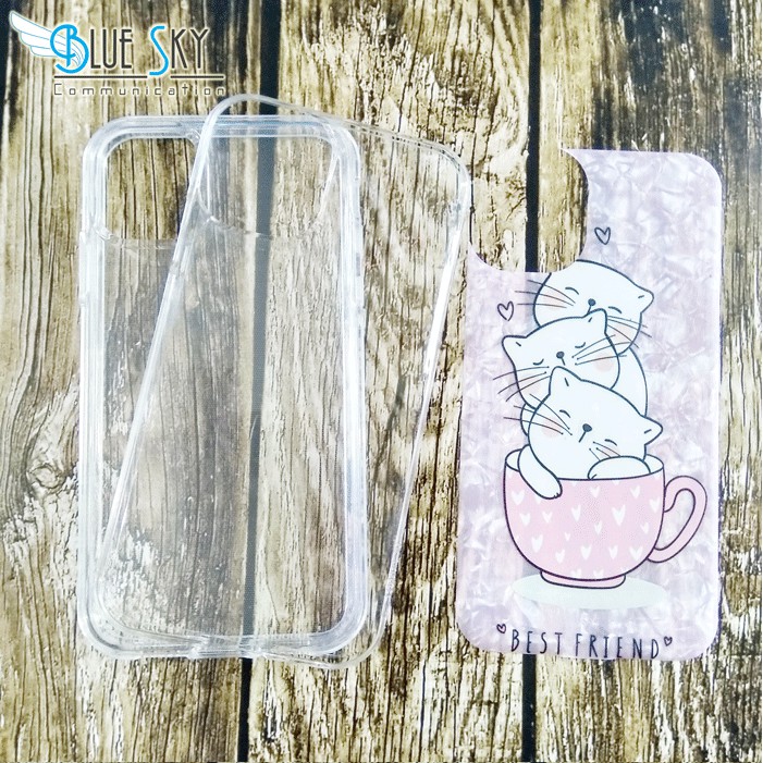 CASING PREMIUM 3CAT SOFTCASE HARDCASE ANTICRACK BENING MOTIF IPHONE 11