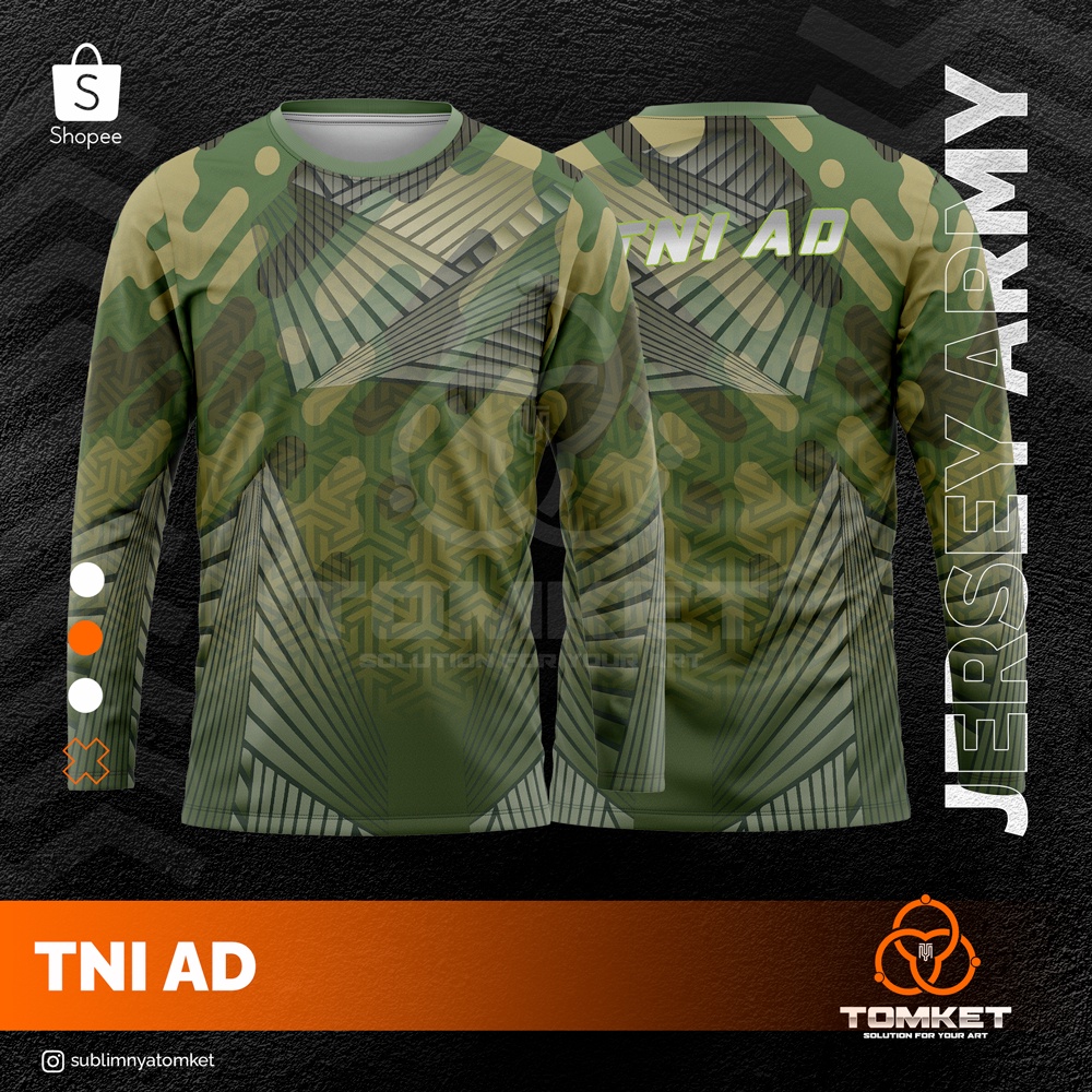 Baju Jersey Full Printing TNI AD-6