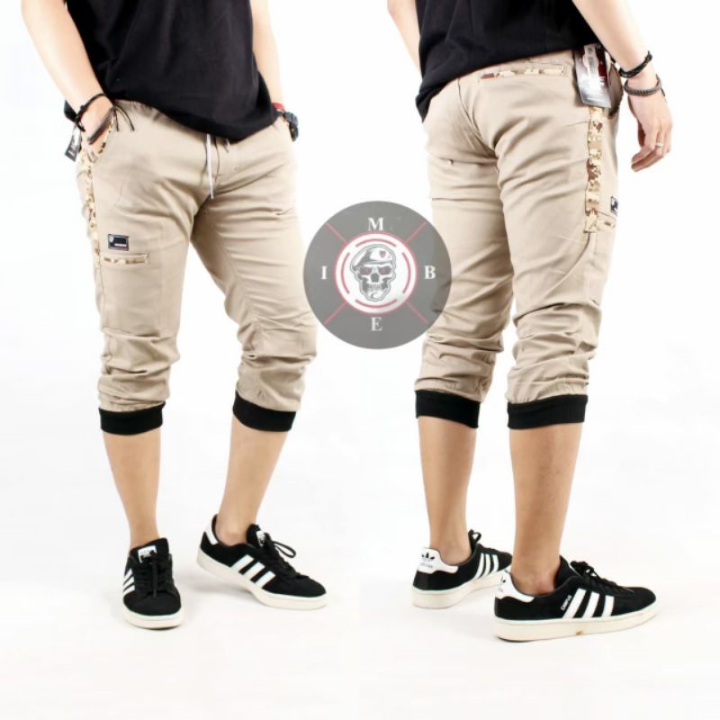 celana pria joger pendek 3/4 celana jogger pria