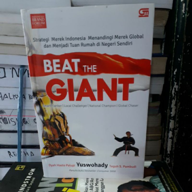 

BUKU ORIGINAL BEAT THE GIANT / TENTANG STRATEGI MEREK INDONESIA
