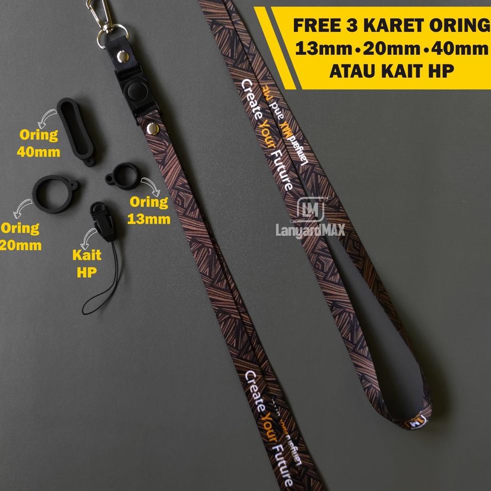 

6ZI Lanyard Pod HP Motif Lakara 1,5cm✬☃ (Promo now)