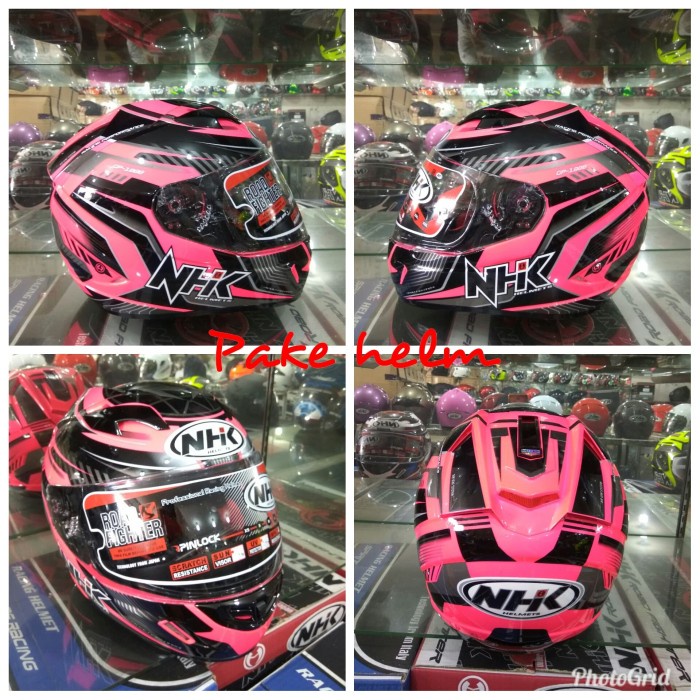 HELM NHK GP1000 PLASMA PINK FLO
