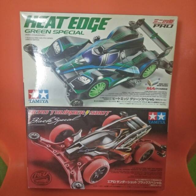 Jual mobil tamiya mini 4wd heat edge green special/aero thunder shot