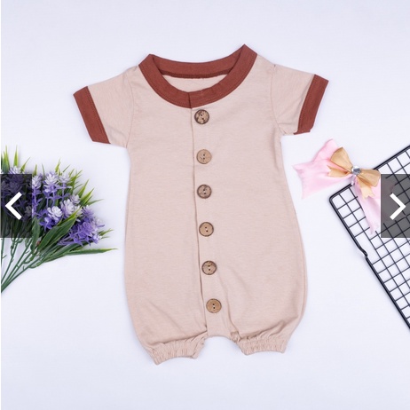 Jumper Lullaby Bayi 0-2 Tahun | Playsuit Button Romper Baju Anak Bayi