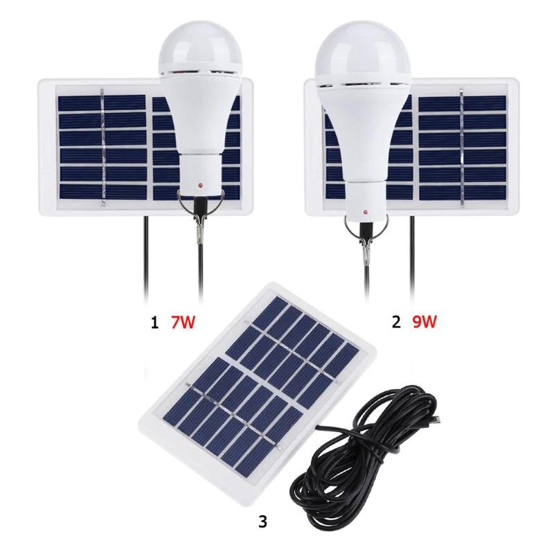 Termurah 2019 Portable Solar Light 5 Modes 20 COB LED Solar Light USB Rechargeable Energy Bulb