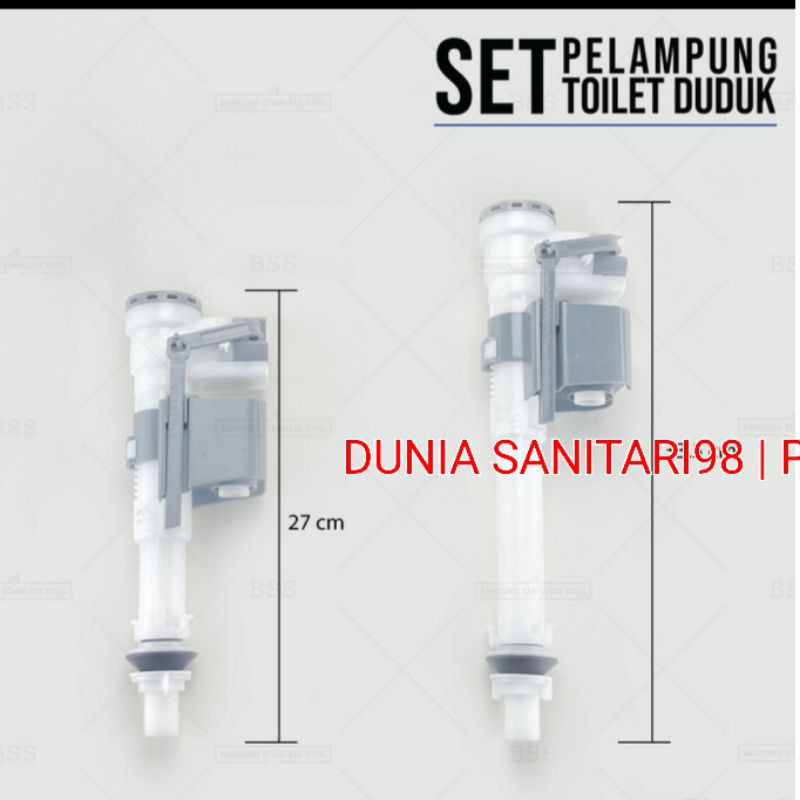 Pelampung set pembilas Kloset Isi tangki kloset duduk dual flush lengkap