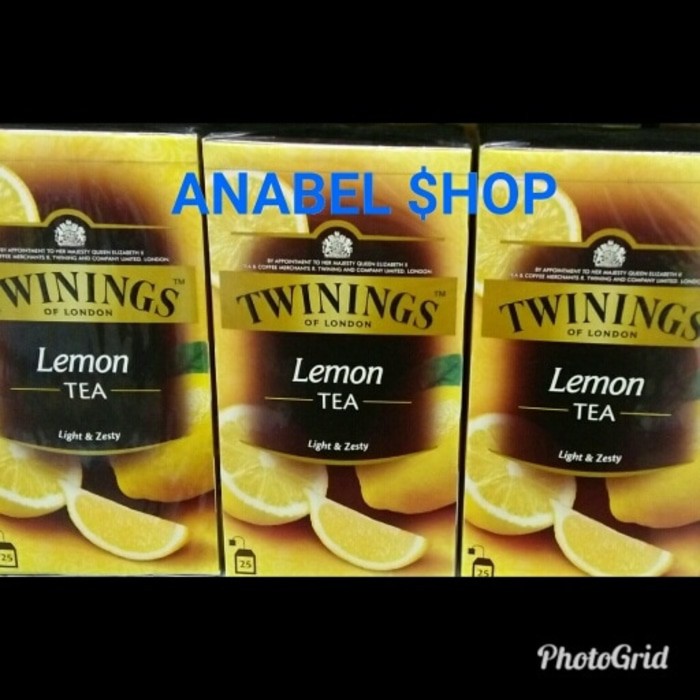 

{STOCK TERBATAS} Teh Twinings of London Lemon Tea Bag Twining Import