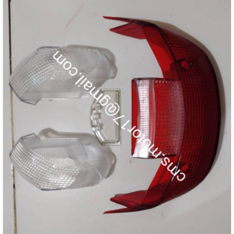 Mika kaca lampu stop belakang yamaha f1zr force 1Z fizr scorpio g merah