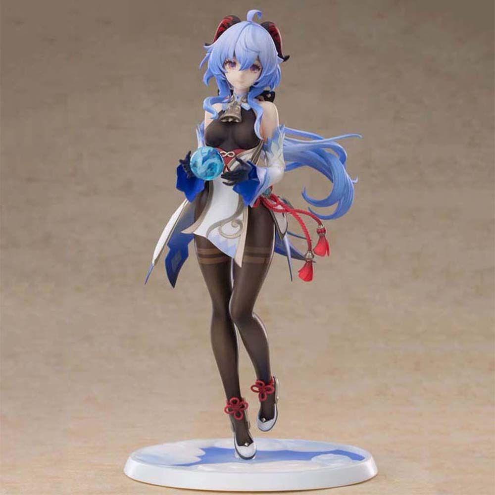 [Elegan] Genshin Impact Figure Mainan Untuk Anak Hadiah Patung PVC Plenilune Tatap Ganyu Model Mainan Model Anime Mainan Koleksi Figure Klee Hibana Action Figure