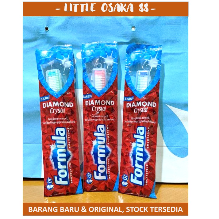 Sikat Gigi Formula Diamond Crystal Medium Toothbrush