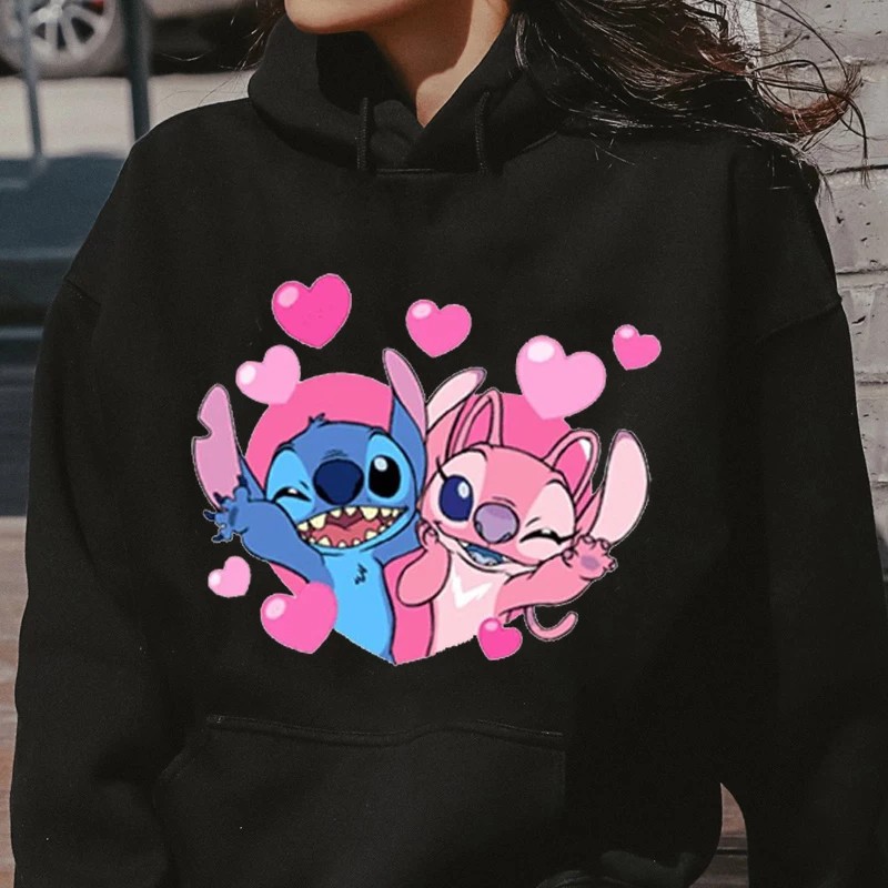 Hoodie Stitch Desney Wanita Oversize Korea Tebal Sweater Oversize Wanita Korean Style Jumbo Ori Jaket Hoodie Wanita Korean Style Anak Hodie Oversize Korean Style Wanita Hoddie Cewek Oversize Korean Style Hoodie Cewek Kekinian Murah Ukuran XL Switer Stitch