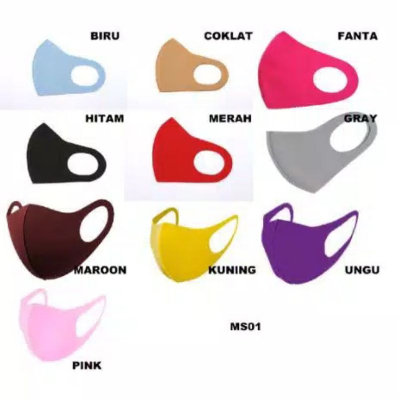 PROMO MASKER KAIN-MASKER Kain Dewasa dan anak anak 1 pcs