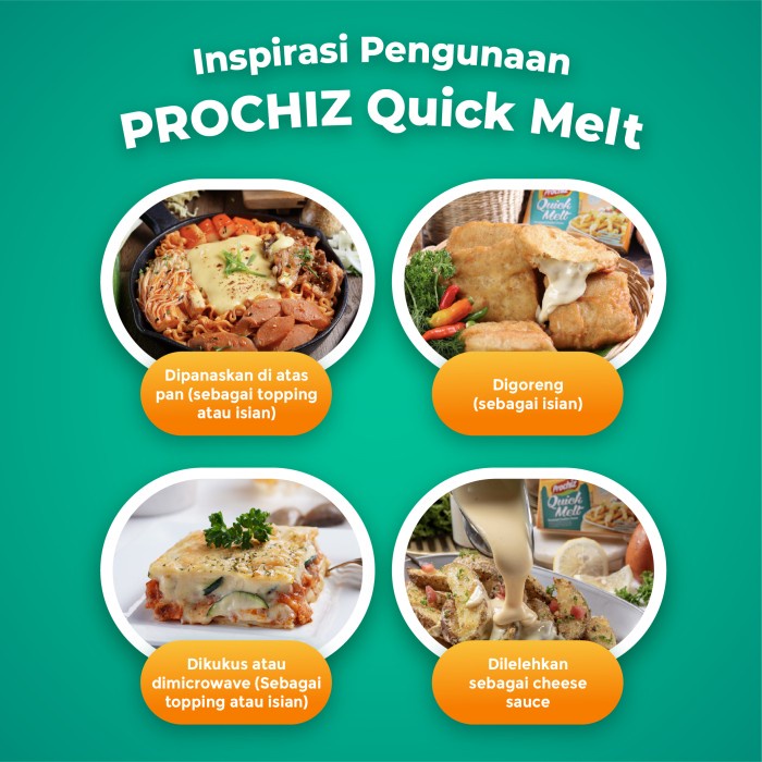 

Keju- Prochiz Quick Melt 170 Gr Double Pack -Keju.