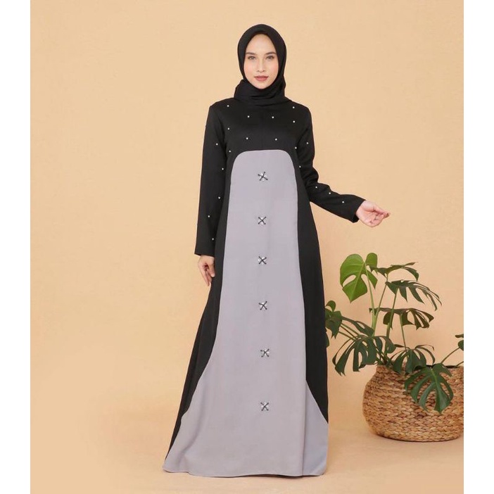 Zeen by Zi Dress Sahla Ungu / Gamis busui friendly