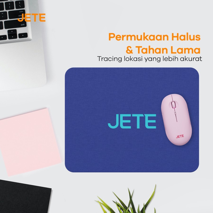 Mousepad 02 Universal untuk Kantor/Gaming Anti Slip  Mouse Pad (21cm x 26cm) - JETE Alas Mouse