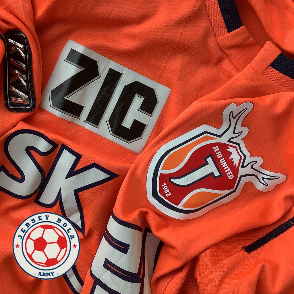 JERSEY BOLA JEJU UNITED FC ORIGINAL USED SECOND ORI RARE LANGKA