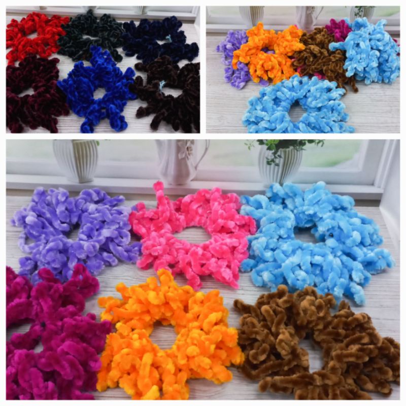 Ikat Rambut Isi 6Pcs Kuncir Rambut Ubur Ubur