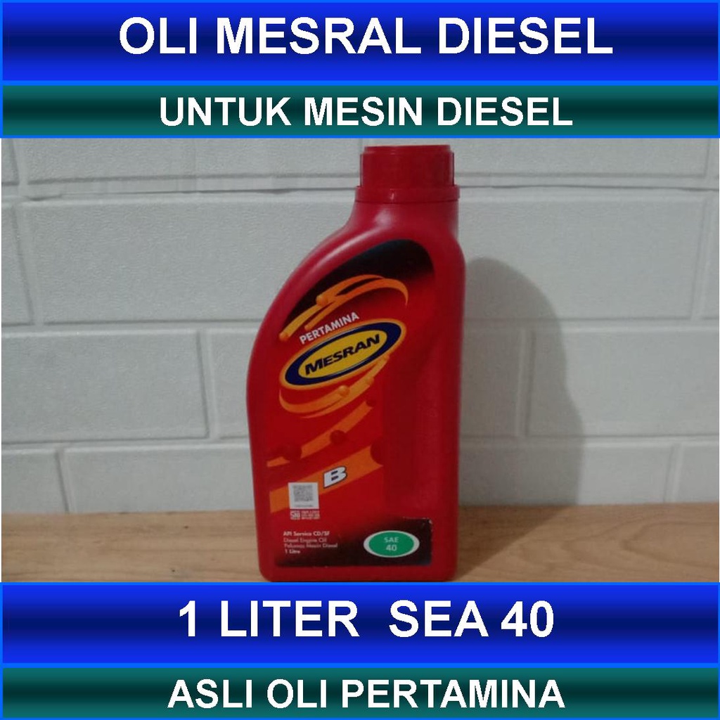 Jual OLI MESI MESRAN DIESEL B SAE 40 KHUSUS UNTUK SEGALA MACAM MESIN ...