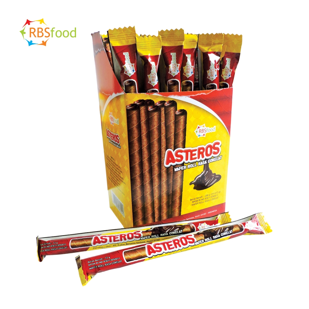 

O-Mac Asteros Wafer Roll Cokelat