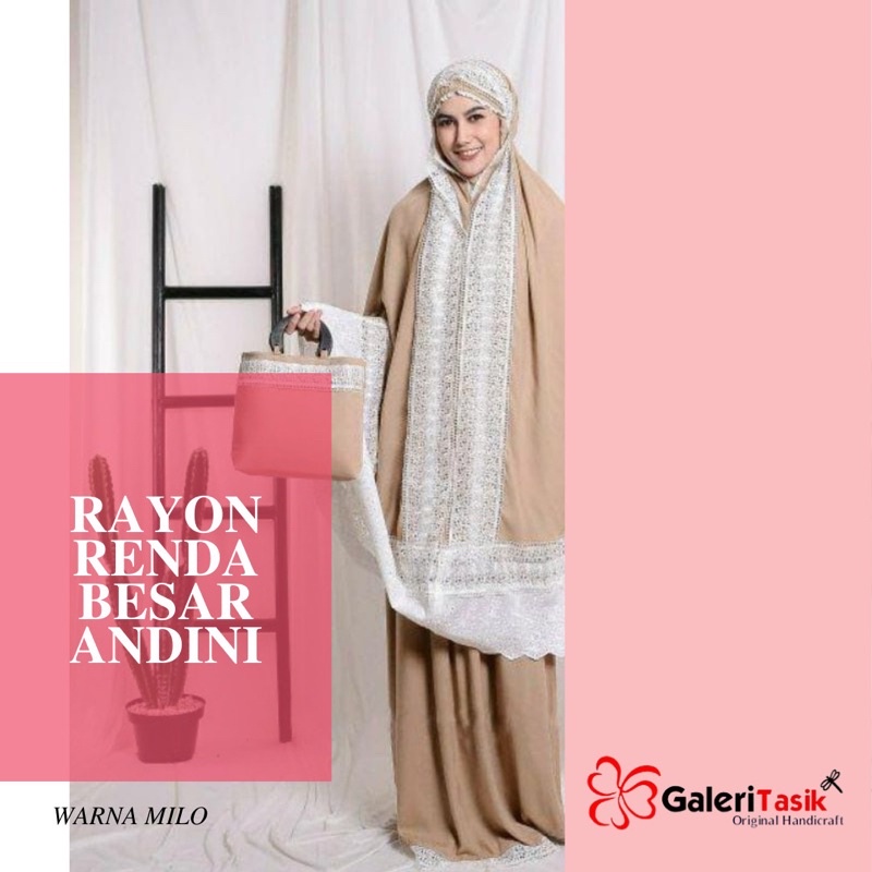 MukenaRayon Renda Besar Andini