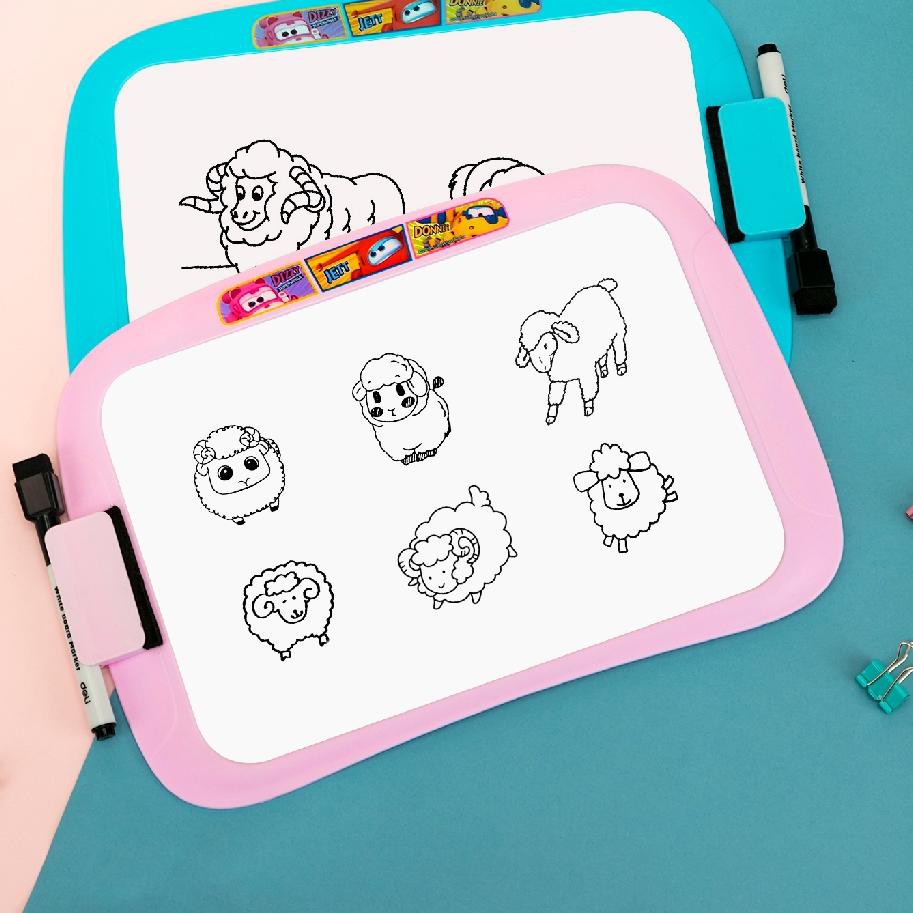 Zdw 72 Deli Papan Tulis Putih Sekolah Karakter Super Wings Dengan Bingkai Dua Sisi Ldpe 205 286mm Shopee Indonesia