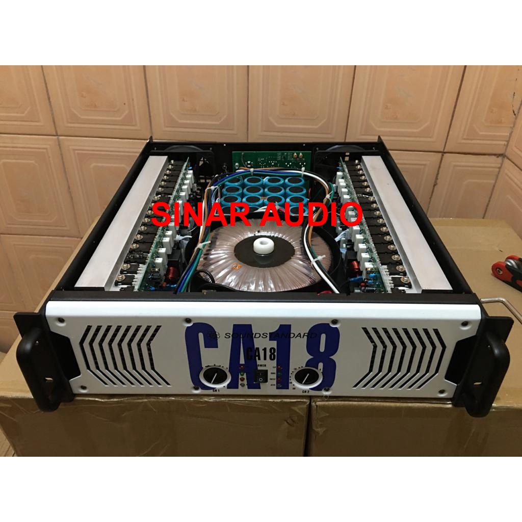 POWER AMPLI SOUNDSTANDART CA18 POWER SOUND STANDART CA 18 MODEL TERBARU