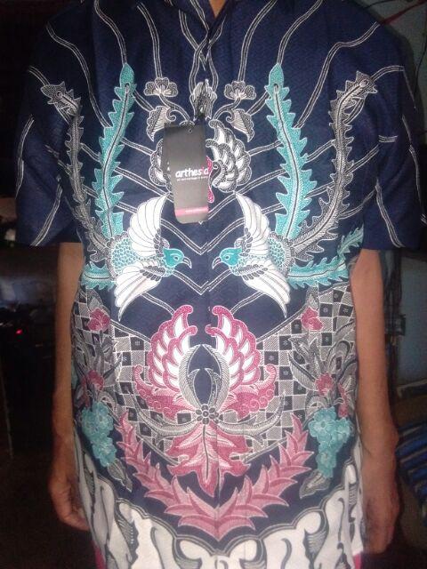 [arthesian] Kemeja Batik Pria  - Aristade Batik Semi Dobby