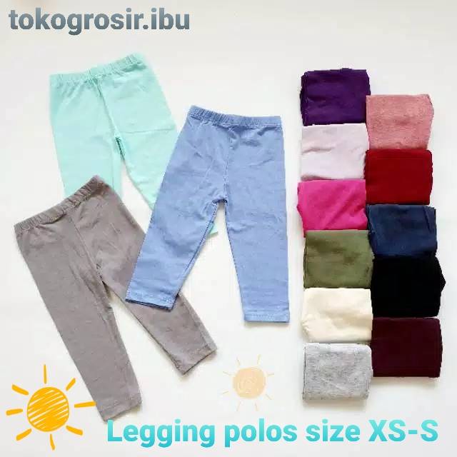 Celana Panjang Legging Anak Perempuan Cewek Callysta Polos Leging Anak Perempuan Cewek Basic Katun Murah