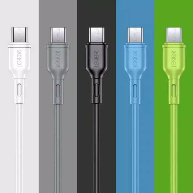 Kabel Data / Kabel Charger Asli Robot, 2A, 1mtr