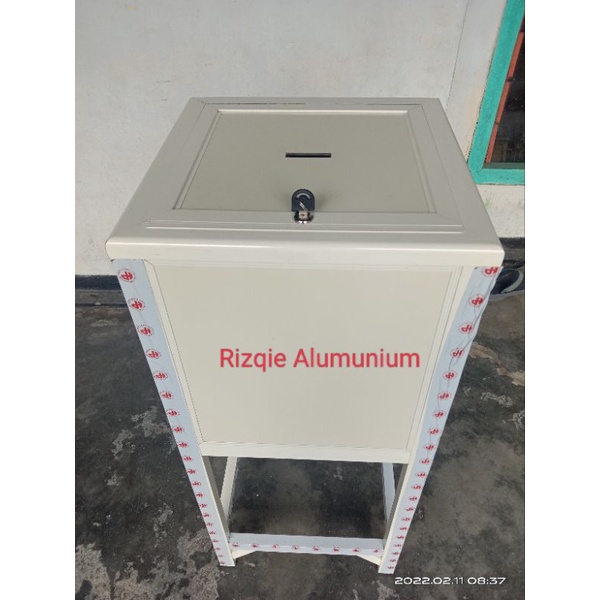 Kotak Amal Masjid Musholla Aluminium/Panti Asuhan/Yayasan/Celengan