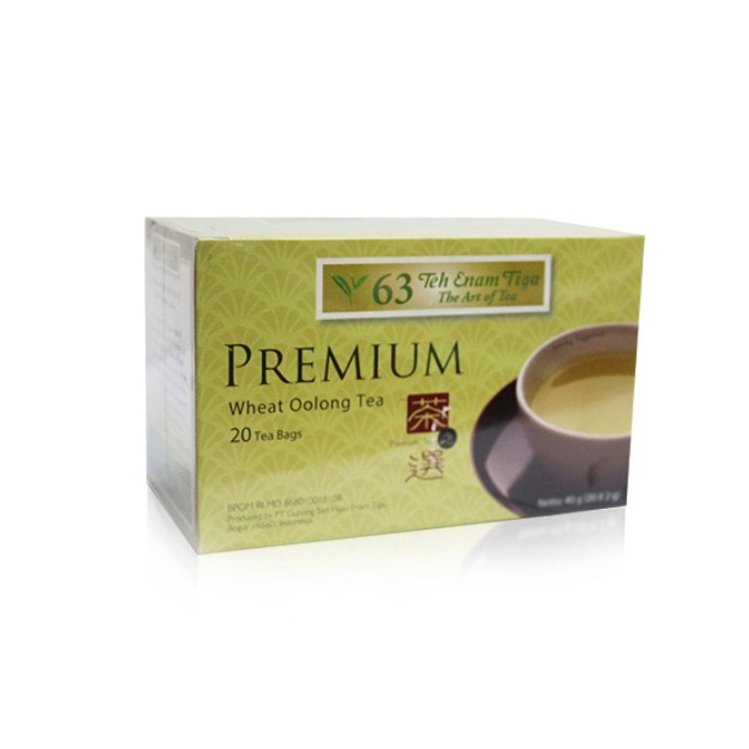 

Teh 63 Enam Tiga Premium Oolong Wheat Tea Isi 20 Tea Bags Bag Original